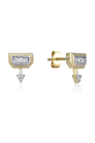 Reis T10524 Glow Dia Earring Altın