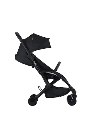 Bumprider Connect³ Bebek Arabası Black-black & Yan Düzenleyici Çanta & Babybjörn Bliss Ana Kucağı Woven Black
