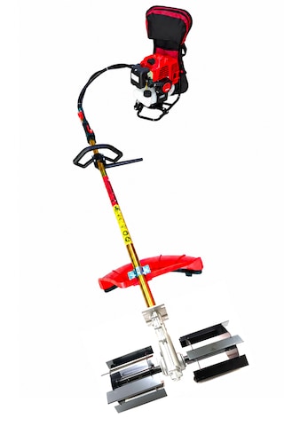 Öm-ka Royal Benzinli Sırt Tırpan + Çift Toprak Çapalama Aparatı 52 Cc 4.6 Hp 3400 W