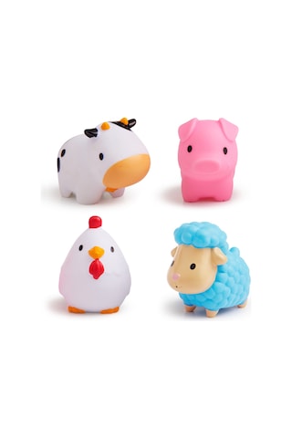 Munchkin Çiftlik Hayvanları İle Banyo Fışkırtmaları 4'lü