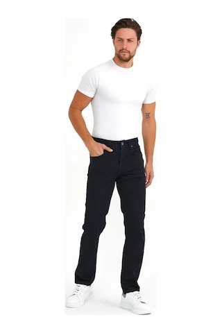 Digital Jeans Normalkesim Fermuarlı Genişpaça Yüksekbel Baba Siyah Açık Gri