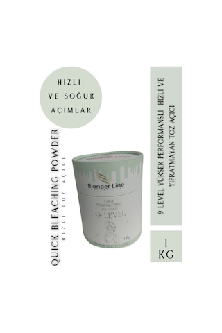 Yüksek Performanslı Hızlı Toz Saç Açıcı Yeşil 1 Kg