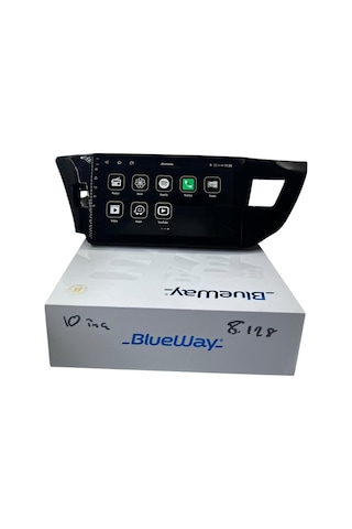 Toyota Corolla 2013-2015 Blueway 8-128 Tam Profesyonel Oem Multimedia 10"