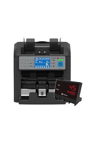 Mühlen Vision M 9930 İki Katlı Profesyonel Karışık Para Sayma Makinesi Çoklu Ülke Multi Para İçin
