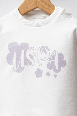 U.S. Polo Assn. U.s.polo Assn Kız Bebek 2li Takım - Beyaz-lila Beyaz-lila