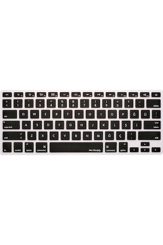 Klavye Koruyucu Magic Keyboard-1 A1314 A1242 İle Uyumlu Us-ingilizceden Türkçeye Çeviri Siyah