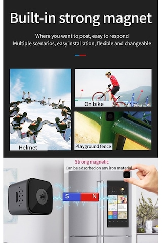 Artfulabode Video Ve Taşınabilir Su Spor Siyah Mini Mekan Mekan Kamerası Kamerası Kamera Kamera Kamera İle İçin İç Hd Güvenliği Görüşü Geçirmez Gece Ev Ev Dvr Dış 1080p Yj Siyah