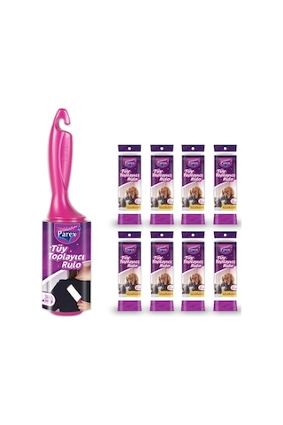Parex Premium Tüy Toplayıcı Rulo + 8 Adet Yedek