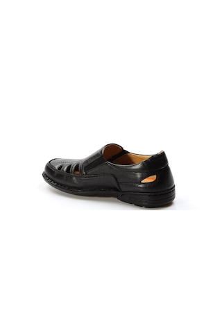 Fast Step Hakiki Deri Ortopedik Erkek Klasik Sandalet 662ma118kt 001