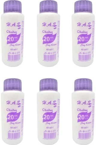 H.A.S Oksidan Peroksit 20 Volüm %6 60 Ml X 6 (476726542)
