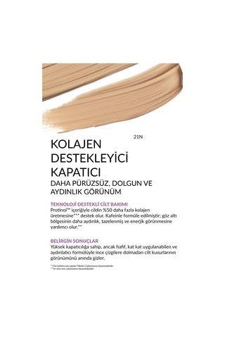 Avon Anew Düzgünleştirici Ve Tazeleyici Likit Kapatıcı 12 ML 21n Light 0