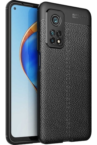 Xiaomi Mi 10T Kilif Tam Korumali Lüx Deri Kapak Silikon 464009254