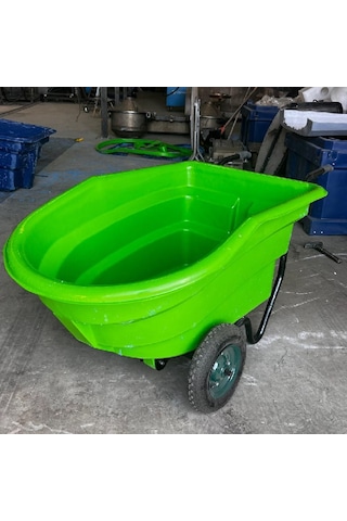 Damperli Plastik El Arabası 300 Litre