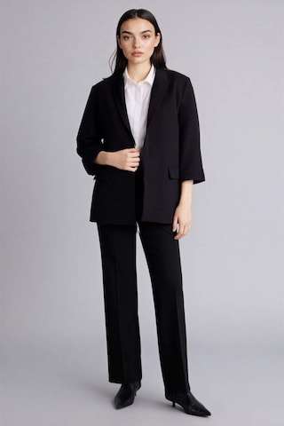 Defacto Regular Fıt Ceket Yaka Blazer Ceket G7818ax26spbk81 Siyah-bk81