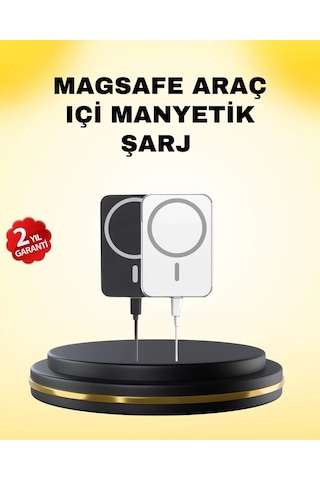 Zenvia 15w Kablosuz Şarj Destekli Magsafe Araç Tutucu Havalandırma Klipsli Znv2026 Çok Renkli