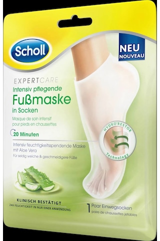 Scholl Aloe Veralı Ayak Maskesi Çorapları 1 Çift 2 Adet