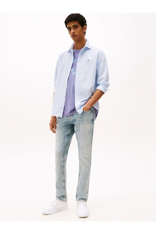 Tommy Hilfiger Scanton Slim Cı6137 Açık Mavi Erkek Jean-8670 Açık Mavi