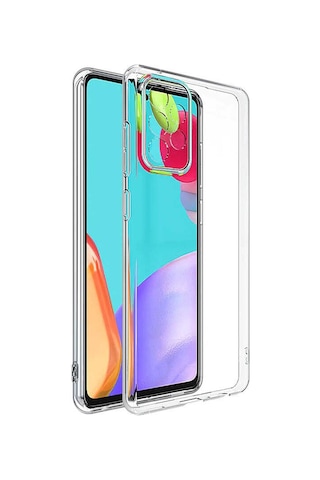 Zore Galaxy Uyumlu A32 5g Kılıf Süper Silikon Kapak - Renksiz Renksiz