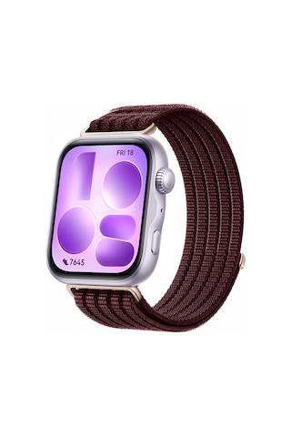 Huaweı Apple Watch Uyumlu Fıt 5 Dokuma Kordon Ayarlanabilir Spor Kordon