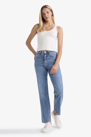 Defacto Comfort Straıght Mavi Kadın Jean Pantolon D8155ax/nm28 Mavi