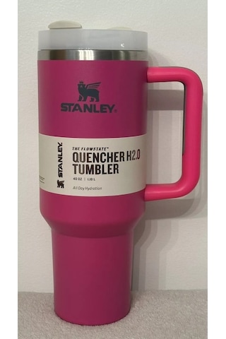 Aitong Stanley Quencher Termos Pipetli Bardak 1,18 Lt Kırmızı Termos, Soğuk Tutar Kırmızı