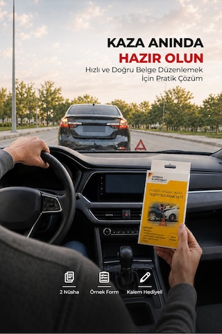 Araç Acil Durum Ve Kaza Seti 20 Parça İlk Yardım