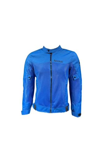 Revertech Aura Mavi / Bel, Dirsek Ve Sırt Korumalı Motosiklet Montu + Buff
