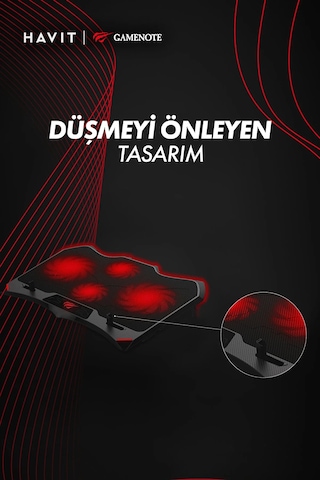 Havit Gamenote F2081 Cooling Pad Rgb Gaming Laptop Soğutucu - 2 B