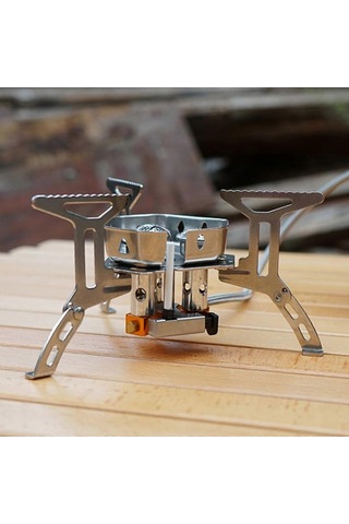 Taşınabilir Kamp Gazlı Ocak, 5800w Güç Ve Piezo Ateşleme Anahtarı İle Rüzgara Dayanıklı Açık Hava Pişirme Ekipmanı Çok Renkli