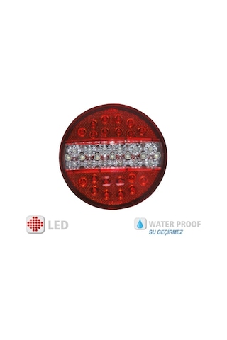 Ahmet Otomotiv Hamburger Tip Ledli Stop Lamba 24 Volt 4 Modlu 6 Adet