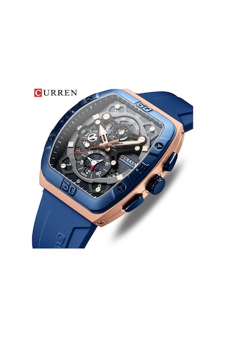 Curren 8443 Quartz Kol Saati-orjinal Kutusunda Lacivert Gold