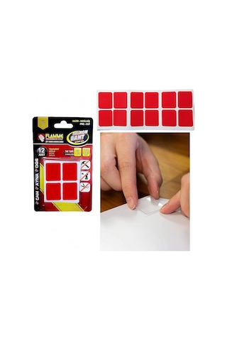Montaj Bandı 2.5 Kg - Çift Taraflı Hazır Kesilmiş Silikon Bant 12'li Montaj Bandı, Şeffaf Diğer