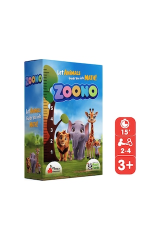 Playever Zoono, Sayıları Ve Saymayı Öğreten Kart Oyunu 3-5 Yaş