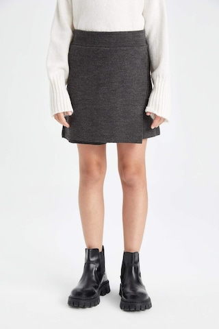 DeFacto Kız Çocuk Antrasit Basic Düz Şort Etek A7172A824WNAR84 Antrasit