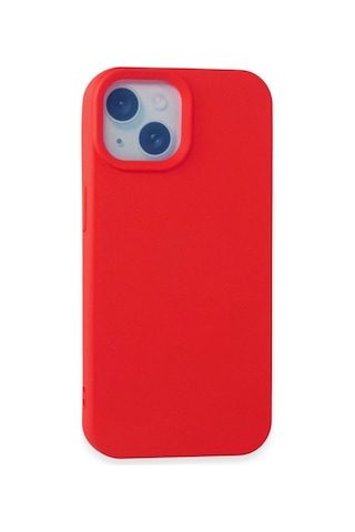 Apple İphone 15 Kılıf Nano İçi Kadife Silikon
