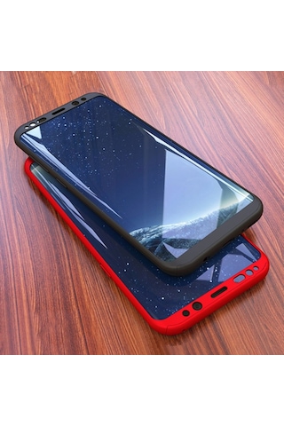 Samsung Uyumlu Galaxy S7 Edge Kamera Korumali 360 Tam Koruma Kilif 315635468 - Renk / Lacivert