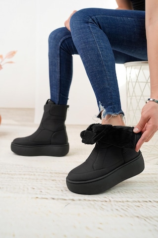 Beverly Hills Polo Club 40001 Siyah Kadın Sneakers Bot-siyah Siyah