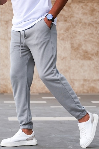 Madmext Boyalı Gri Basic Eşofman 5424 Gri