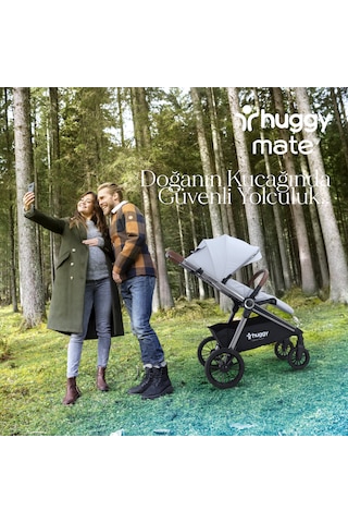 Huggy Mate 5 İn 1 Çift Yönlü Travel Bebek Arabası