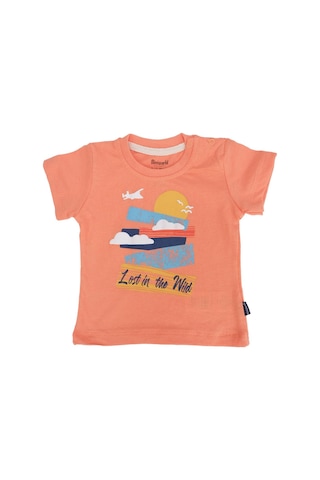 Bebelop Baskılı Geometrik Desenli T-shirt 2'li Set 001