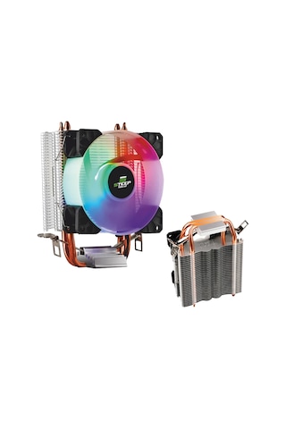 Steep Solid İntel Lga 775 Bakır Cpu Fan - Rbw Rainbow Masaüstü İşlemci Fanı