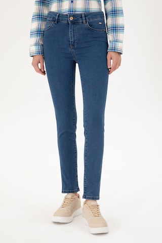 U.S. Polo Assn. Kadın Mavi Toothpick Fit Jean Pantolon 50297503-DN0022
