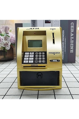 Monozone Şifreli Kumbara Atm Şekilli Eğitici Hesap Makinesi Sesli