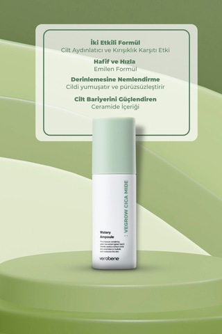 Verobene Wegrow Cica Mide Watery Kore Yeşil Çay Özü Ampul 50 ML