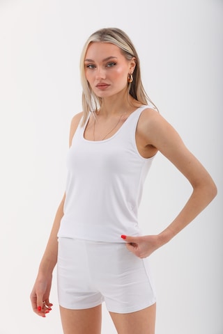 Penyebizden Extra Yumuşak Viskon Şort Home&beach-beyaz