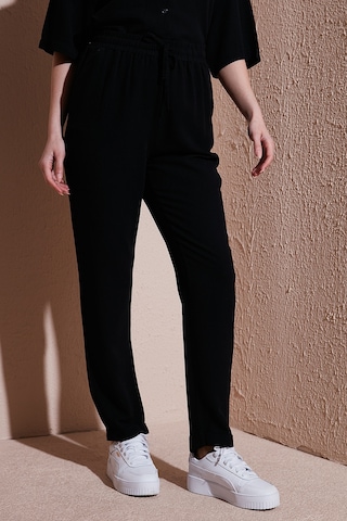 Fashion Friends Bayan Pantolon 25y0550k1 Siyah Siyah