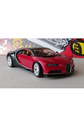 1 / 24 Ölçek Welly Koleksiyon Metal Model Araba Bugatti Chiron