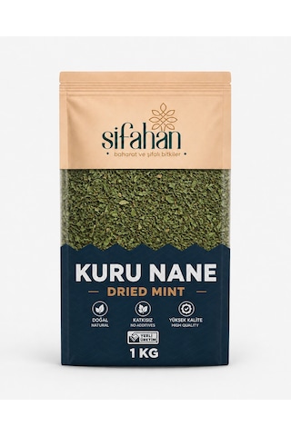 Şifahan Kuru Nane 1 Kg 1000 G Katkısız, Yoğun Aromalı Yemeklik Baharat