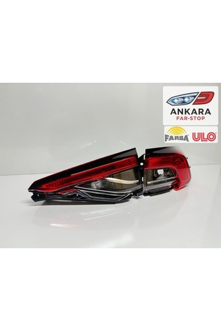 Toyota Corolla 2019-2025 Sedan Stop Lambası Sağ İç Ve Dış Takım  Farba-ulo-2 Stop Ledsiz -