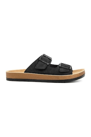 Muya Allen 31330-001 Anatomik Taban Erkek Terlik Siyah 40-45 Siyah